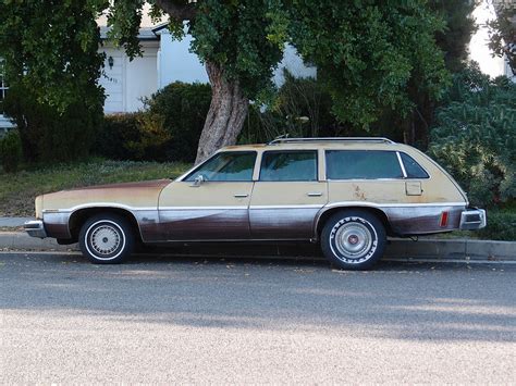 Cohort Classic 1974 Pontiac Luxury Lemans Safari Attitude Curbside