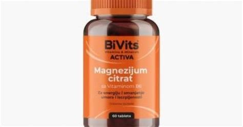 Bivits Activa Magnezijum Citrat Sa Vitaminom B Tablete A Galen