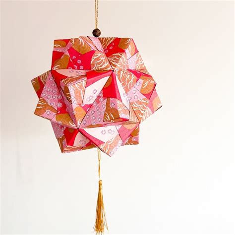 Japanese Lantern Origami - Etsy