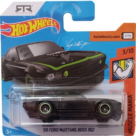 Buy Hot Wheels 69 Ford Mustang Boss 302 Muscle Mania 3 10 2020