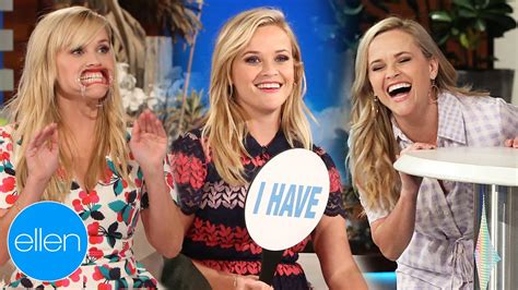 Reese Witherspoon Best Game Moments on The Ellen Show - YouTube