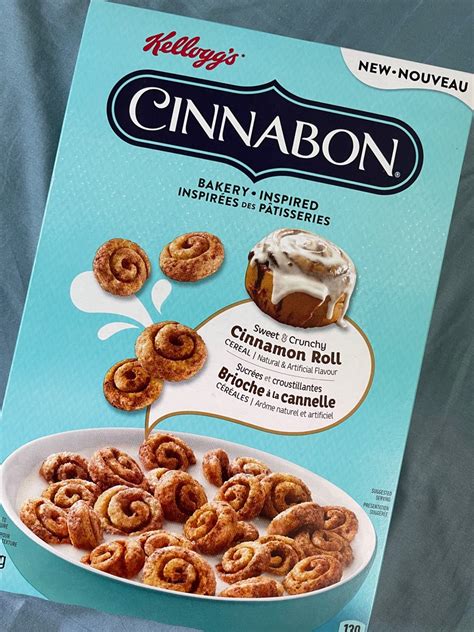 家樂氏 × Cinnabon 夢幻聯乘 迷你肉桂捲穀類早餐 Kelloggs® Cinnabon® Cereal 247 G 全新未開封 New Canada 加拿大空運 嘢食