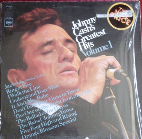 Johnny Cash vinyl LP ...Greatest Hits Volume 1 VG-Plus-Plus