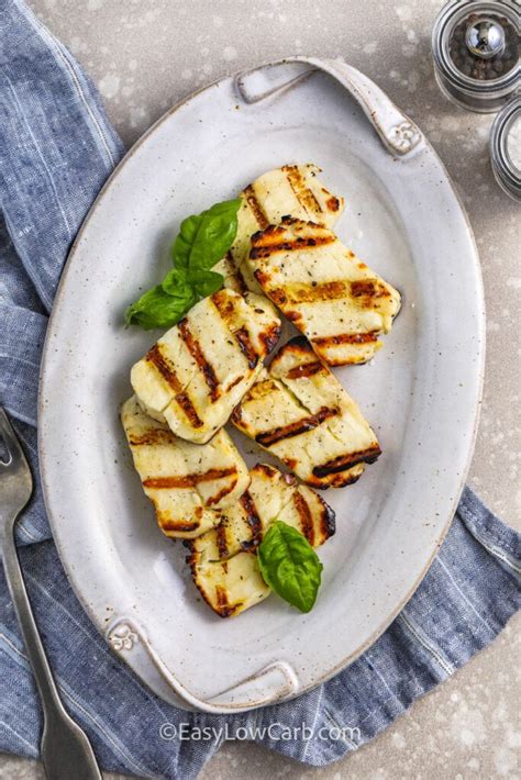 Grilled Halloumi (Gourmet Level Side or Topping!) - Easy Low Carb