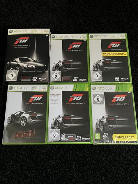 Here Are All My Copys Of Forza Motorsport 3 Which One Would You Choose R Forza