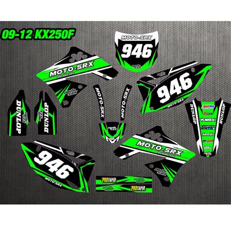 In Stock Free Customized Number Gloss Graphics Decal Sticker For