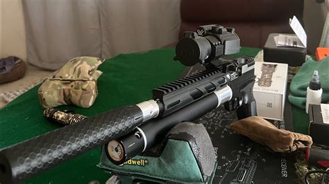 Umarex Notos Short Barrel With The C Plenum Kit Buck Rail Silencer