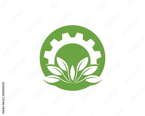 Nature Plant Logo Template Stock Vector Adobe Stock