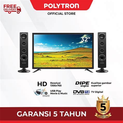 Jual Polytron Cinemax Digital Led Tv Inch Pld Tv Shopee