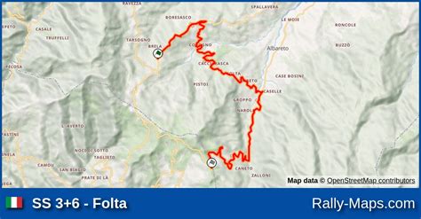 Ss Folta Stage Map Rally Internazionale Del Taro Irc Cup