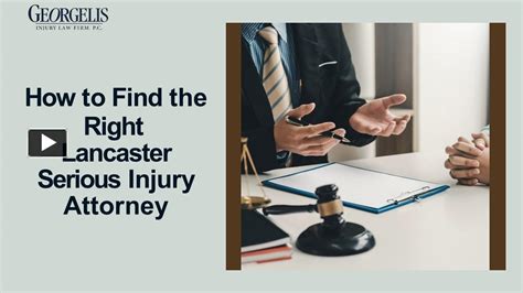 Ppt How To Find The Right Lancaster Serious Injury Attorney 1