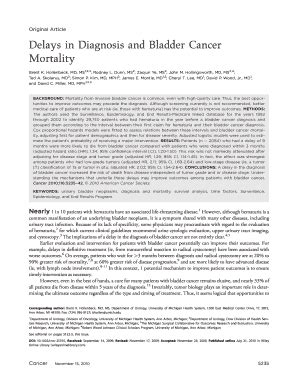 Fillable Online Deepblue Lib Umich Delays In Diagnosis And Bladder