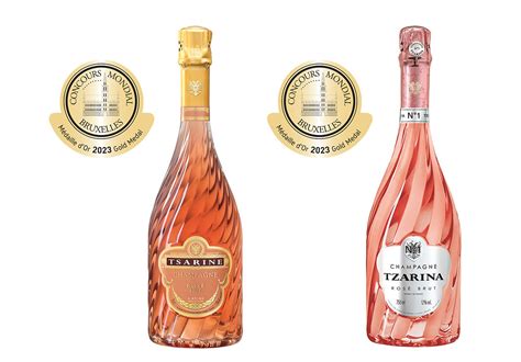 Tsarine Rosé and Tzarina Rosé Both Win Gold Medals in the Concours