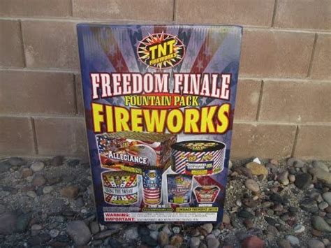 TNT Fireworks Freedom Finale Fountain Pack Fountain Assortment