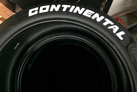 Tire Stickers® Con 1921 75 8 W Continental Tire Lettering Kit