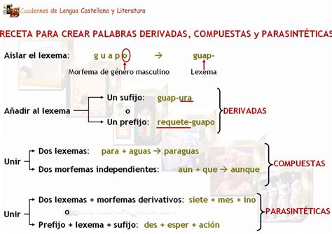 Lengua Castellana Y Literatura Palabras ParasintÉticas O Derivadas