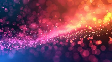 Pink And Orange Glitter Background With Shiny Light Premium Ai