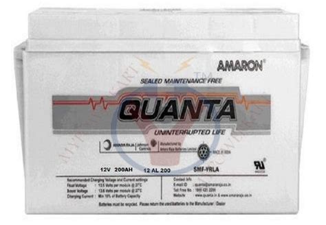 Ah Amaron Quanta Smf Vrla Battery At Rs Amaron Quanta In