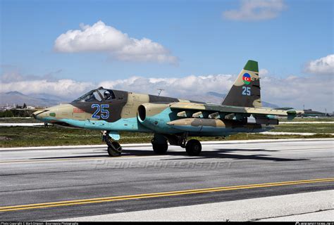 Blue Azerbaijan Air Force Sukhoi Su Frogfoot Photo By Mark Empson