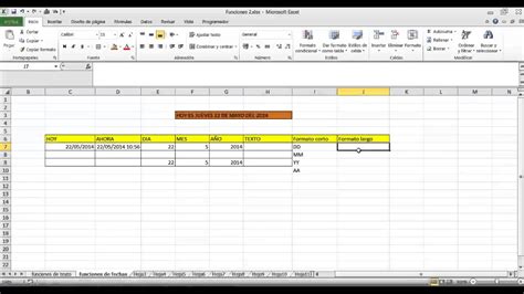 Excel 2010 Funciones De Fecha Y Hora Doovi