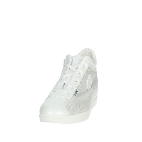 SNEAKERS BASSA JACKIE DRAGON 226 BIANCO ARGENTO Bianco Shoes Point