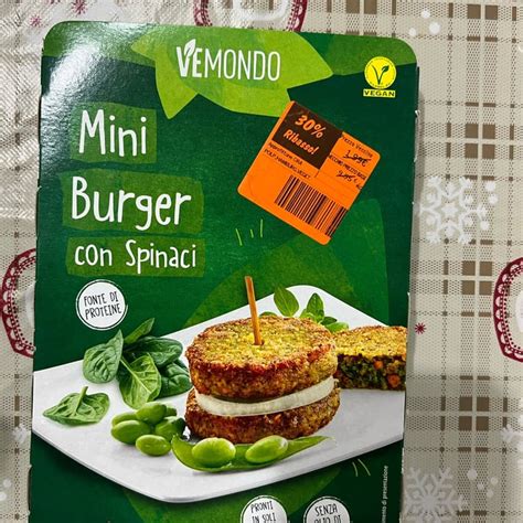 Vemondo Mini Burger Con Spinaci Review Abillion