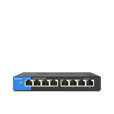 Linksys LGS108 8 Port Business Desktop Gigabit Switch City Centre