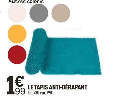 Promo Le Tapis Anti D Rapant Chez Centrakor Icatalogue Fr