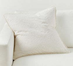 Pearce Chenille Jacquard Pillow Pottery Barn