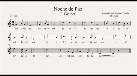 Cancion Noche De Paz En Flauta Estudiar