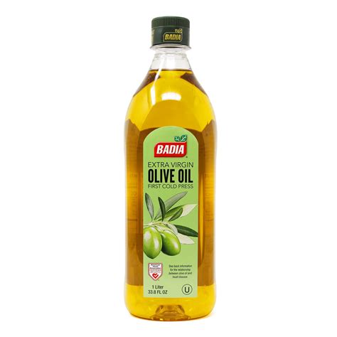 Badia First Cold Press Extra Virgin Olive Oil 33 8 Fl Oz Bottle