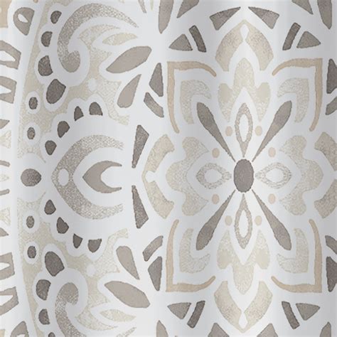 Mainstays Medallion Printed Fabric 72” X 72” Shower Curtain