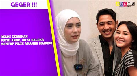 Mantap Pilih Amanda Manopo Usai Ceraikan Putri Anne YouTube