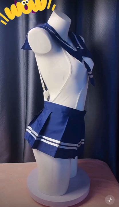 Lingerie Sexy Japanese Manis Siswa Cosplay Seksi Hot Set Jumpsuit Rok
