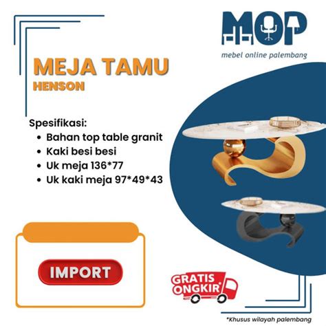 Jual Meja Tamu Granit Minimalis Coffee Table Meja Tamu Terbaru Meja