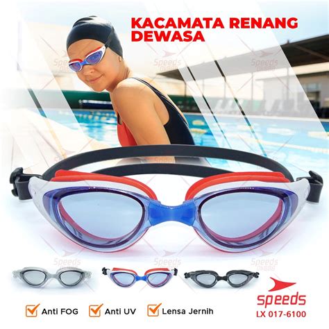 Jual Speeds Kacamata Renang Untuk Dewasa Anti Uv Fog Mirrored Lx