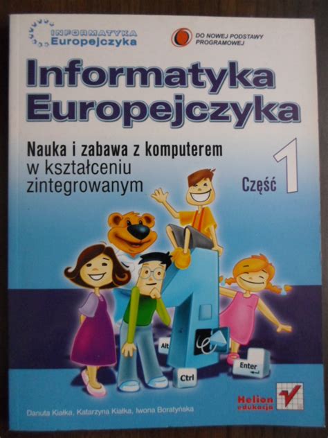 INFORMATYKA EUROPEJCZYKA KL 1 Podr Kiałka HELION 14591096773