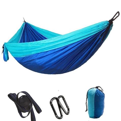 Hamac En Toile De Parachute Camping En Plein Air Swing Double