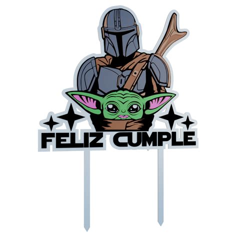 Archivo 3D CAKE TOPPER ADORNO TORTA STAR WARS Plan Para Descargar Y