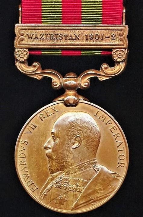 Aberdeen Medals India General Service Edward Vii Bronze