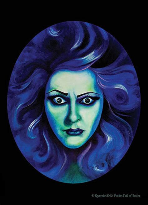 Madame Leota Parody Art 5x7 Art Card Haunted Mansion Print Etsy