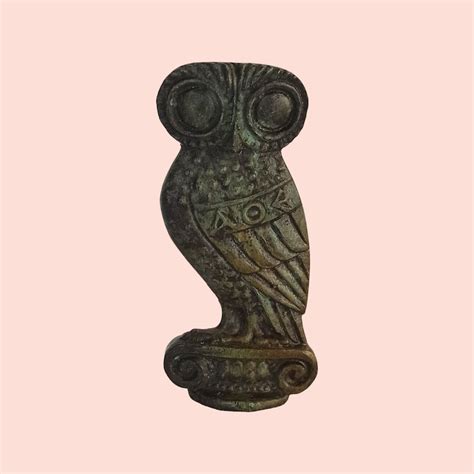 Owl of Athena Minerva Symbol of Wisdom, Knowledge, Prudence, Change, Transformation and ...