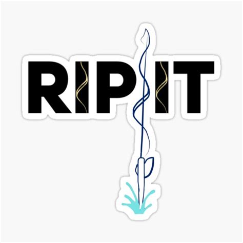 "Rip It" Sticker by zgligani | Redbubble