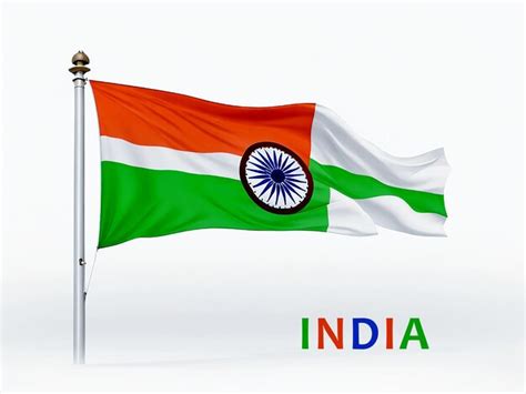 Premium PSD India Flag