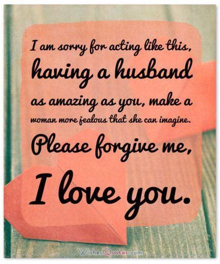 Apology And Sorry Messages For Husband By WishesQuotes