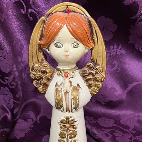 Paper Mache Angels Etsy