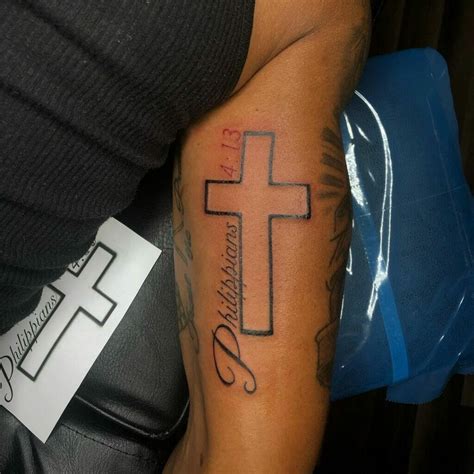 Philippians 4 13 Tattoo On Ribs Guys