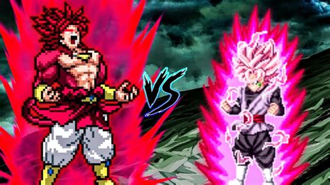 Broly Limit Break SSJ4 V2 OP New VS Goku Black Purgation OP In Mugen