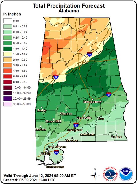 More Heavy Rain Expected For Parts Of Alabama