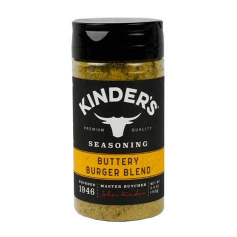 Kinder S Buttery Burger Blend Hand Crafted Natural Flavored Seasoning Mix 5 4 Oz Small Harris